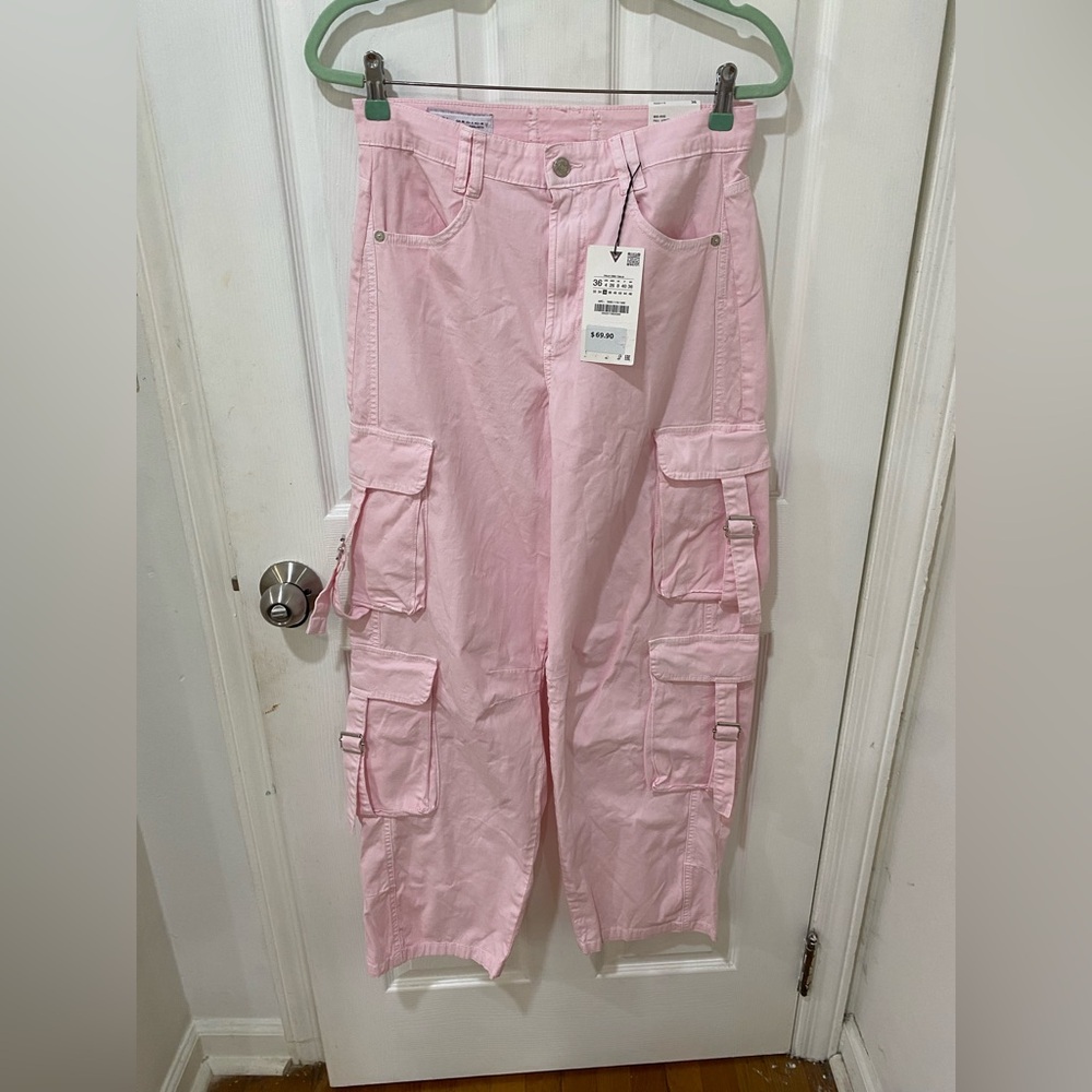 Zara Light Pink Utility Pants